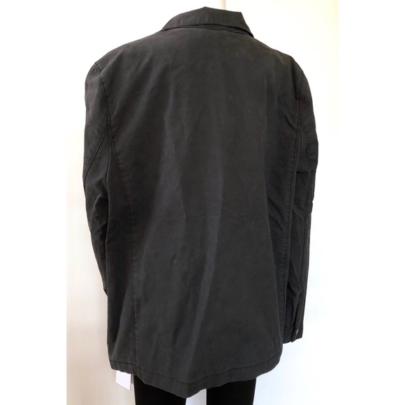 UGG COHEN WAXED COTTON JACKET -OFF BLACK - SIZE M -NWT - Picture 5 of 10